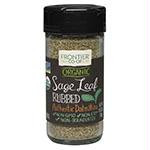 Sage leaf rubbed organic