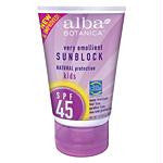 KidsSunscreenSPF45 4oz. ALB
