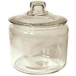 96oz.Round TeaJar w-glass lid