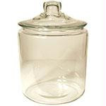 128oz.Round TeaJar w-glass lid