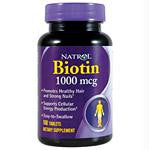 Biotin1,000mcg 100 tabs NTR