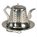 Teapot with Tray 1 1-2 SS TCA
