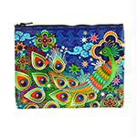 Peacock Zipper Pouch BLQ