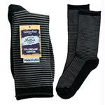 Gry-BlkStrpCshnCrwSocks10-13MF