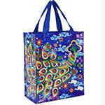 Peacock Handy Tote8.5x10 BLQ