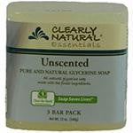 UnscentedGlycBarSoap3pk-4ozCNP