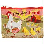 ChickenFeedCoinPurse4"x3" BLQ