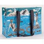 MermaidShoulderTote11x15x3 BLQ