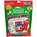 XmasOrganicGummyBears10pks YUM