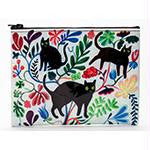 Here Kitty Zipper Pouch BLQ