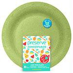 Lrg10"PaperPlatesGreen8cnt PSV