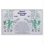 HAND REFLEXOLOGY CARD 6ct. JH