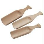 WOODEN SCOOPS (set of 3) ACC