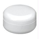 4oz White plastic jar