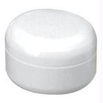 2oz White plastic jar