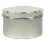 8oz SILVER TIN