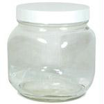 60oz SQ. WIDE MOUTH JAR 6